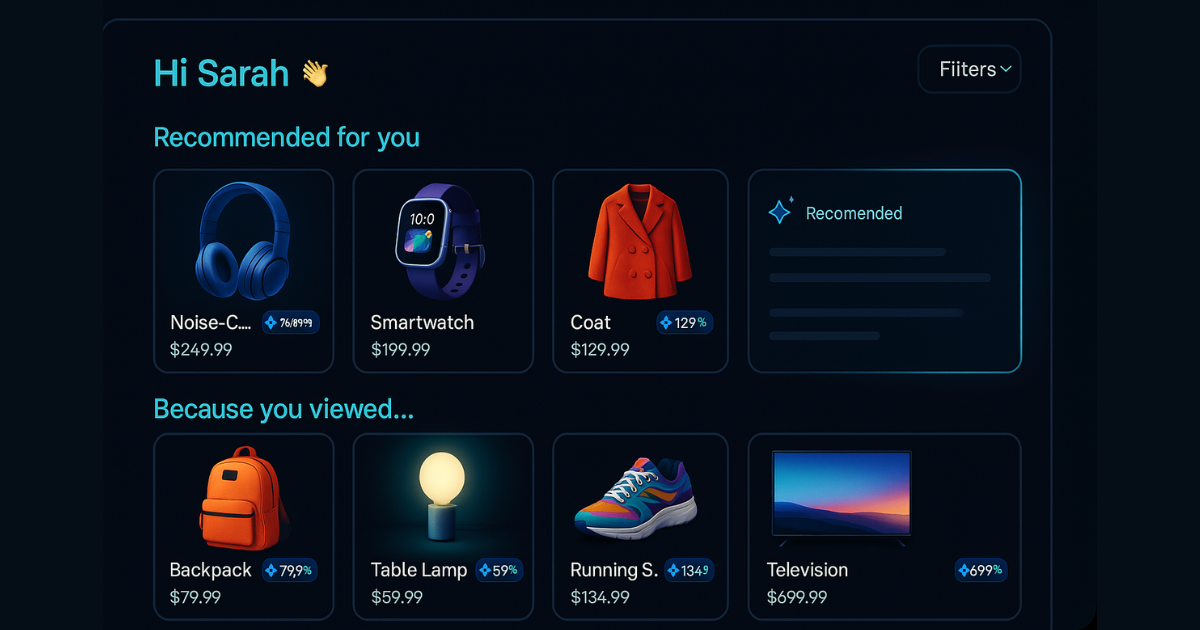 Personalized e-commerce product recommendations powered by AI