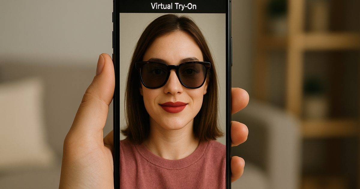 Virtual try-on using augmented reality on an e-commerce app